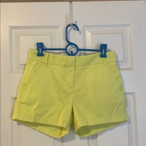 Yellow shorts